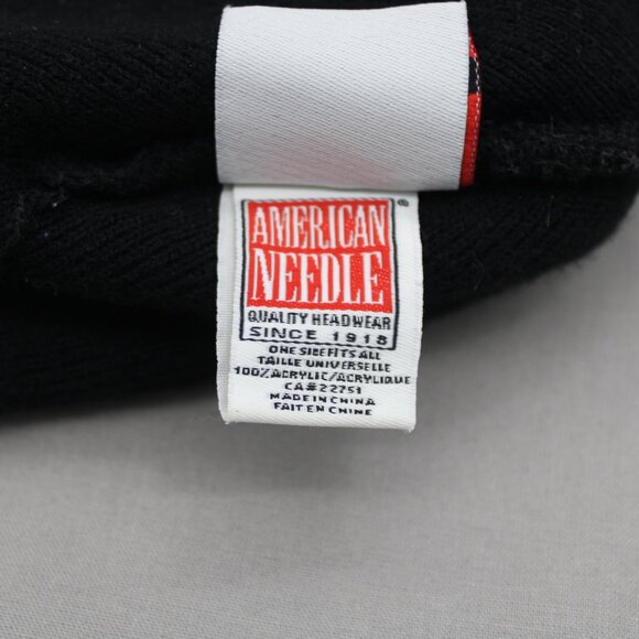 Saskatchewan Roughriders Toque (retro) - Team Logo on Black - Adult Stretch Fit - Picture 8 of 8